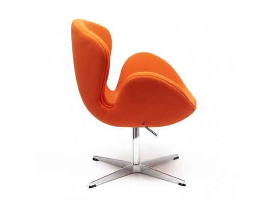 Кресло SWAN CHAIR оранжевый, кашемир в Кургане