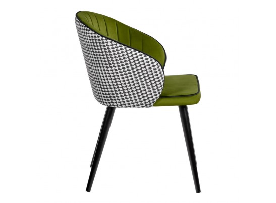 Стул Paola зеленый с жаккардом в Кургане