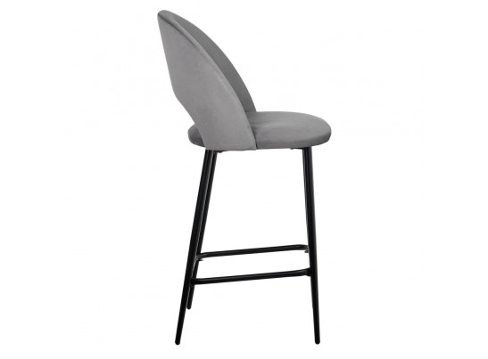 Стул полубарный Leo темно-серый в Кургане