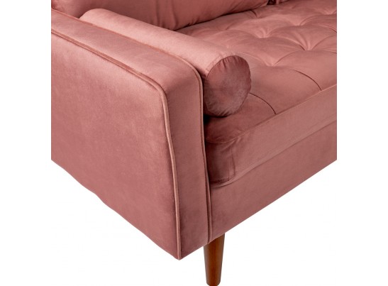 Диван Scott трехместный пыльно-розовый в Кургане