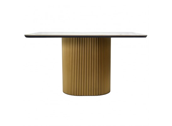 Стол Festa 140x85x77см, керамогранит Calacatte gold мрамор в Кургане