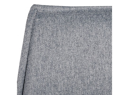 Стул Soft серо-голубой с чёрным, рогожка в Кургане