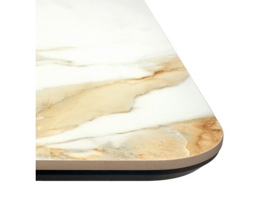 Стол Festa 140x85x77см, керамогранит Calacatte gold мрамор в Кургане