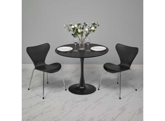 Стол Tulip диам.100см, черный в Кургане