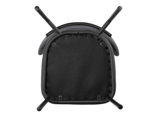 Стул Lucas 2 серый шенилл с чёрными ножками в Кургане