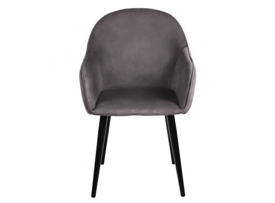 Стул Frida тёмно-серый велюр в Кургане