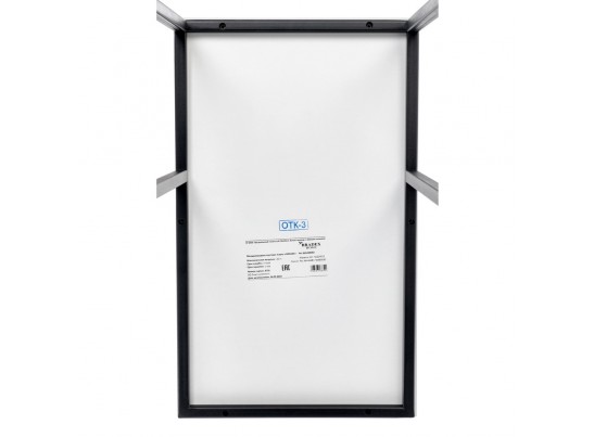 Придиванный столик Loft 50x30см, белый мрамор с черными ножками в Кургане