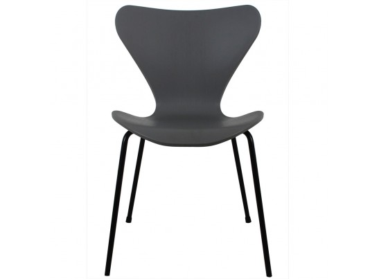 Стул Seven серый с чёрными ножками в Кургане