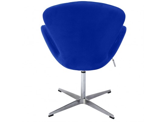 Кресло SWAN CHAIR синий, искусственная замша в Кургане