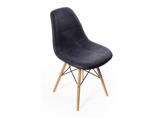 Стул Eames DSW leather черный в Кургане