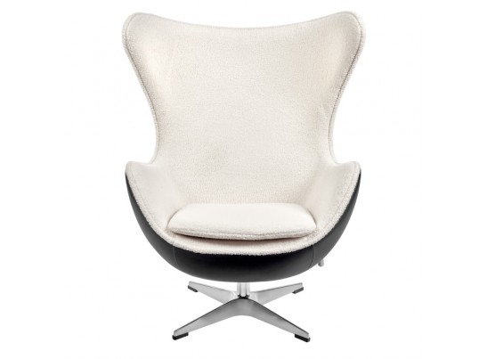 Кресло EGG STYLE CHAIR черный, экокожа в Кургане