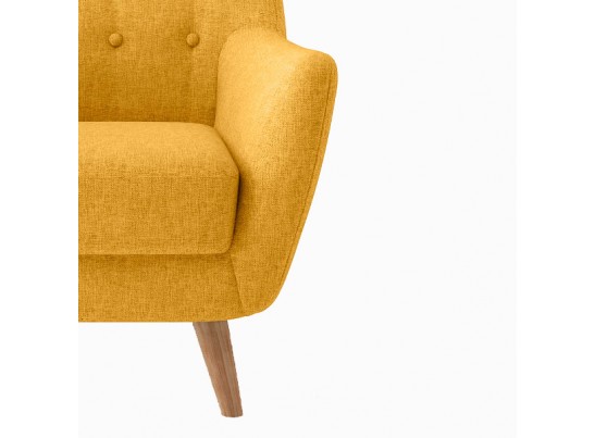 Кресло Picasso горчичный в Кургане