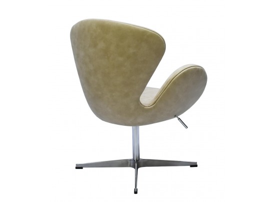 Кресло SWAN CHAIR бежевый матовый с эффектом состаренная кожа в Кургане