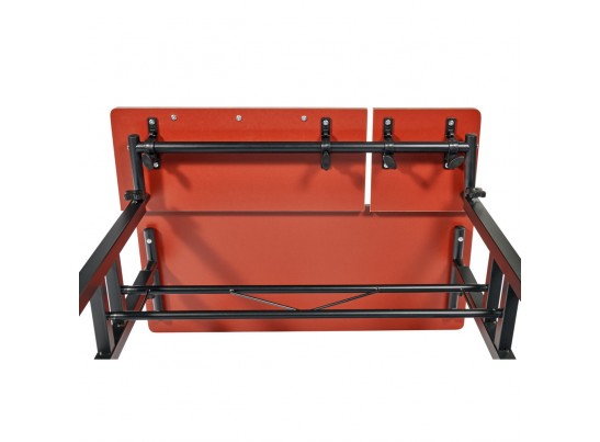 Стол многофункциональный Shuttle 80х58х80-130см, темное дерево, чёрный в Кургане