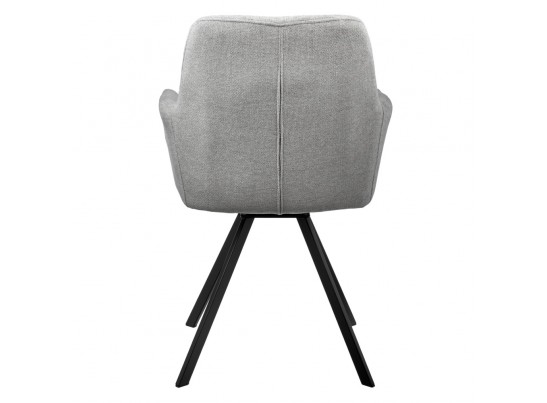 Комплект из 2-х стульев Grant серый шенилл на поворотном механизме в Кургане