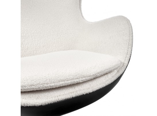 Кресло EGG STYLE CHAIR черный, экокожа в Кургане