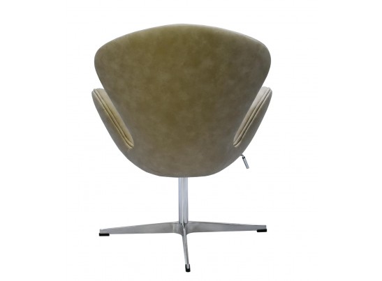 Кресло SWAN CHAIR бежевый матовый с эффектом состаренная кожа в Кургане