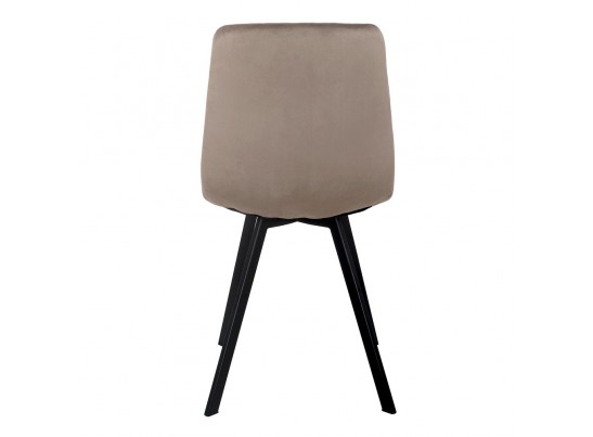 Стул Easy латте с чёрными ножками в Кургане