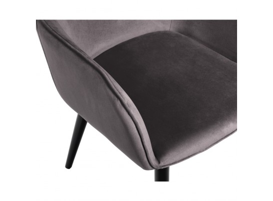 Стул Frida тёмно-серый велюр в Кургане