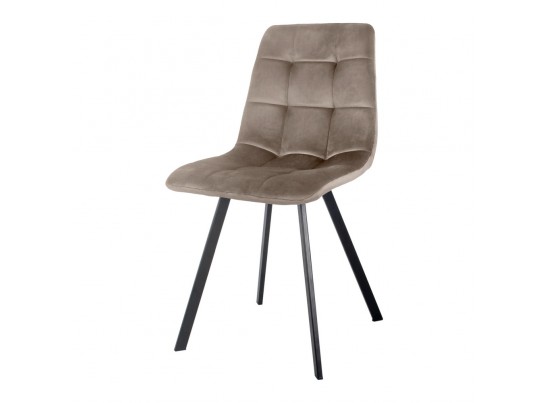 Стул Easy латте с чёрными ножками в Кургане