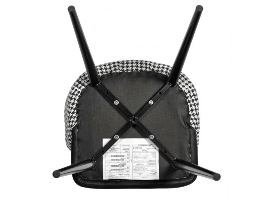 Стул Paola чёрный с жаккардом в Кургане