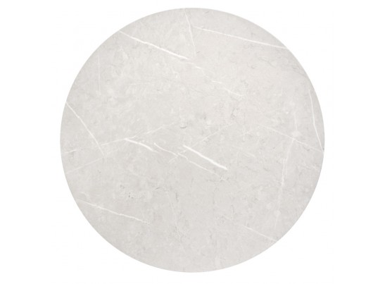 Набор кофейных столиков Tango бежевый мрамор с белыми ножками, 2шт в Кургане