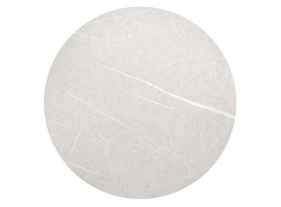 Набор кофейных столиков Tango бежевый мрамор с белыми ножками, 2шт в Кургане