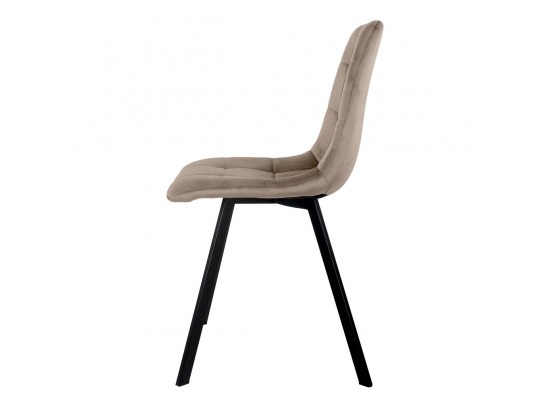 Стул Easy латте с чёрными ножками в Кургане