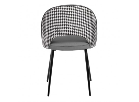 Стул Leo тёмно-серый с жаккардом в Кургане