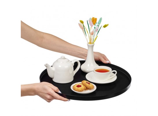 Кофейный столик Moon диам.45x51см, чёрный в Кургане