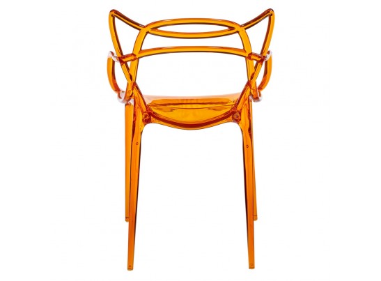 Комплект из 2-х стульев Masters прозрачный оранжевый в Кургане
