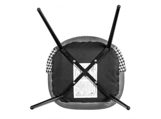 Стул Leo тёмно-серый с жаккардом в Кургане