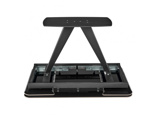 Стол Vito раскладной 120-184x80x75см, керамогранит бежевый, чёрный в Кургане