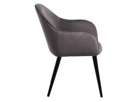 Стул Frida тёмно-серый велюр в Кургане