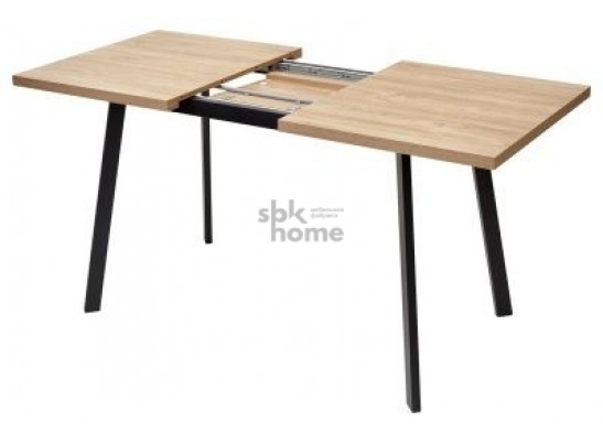 Стол ФИН Дуб Канзас/каркас черный (1200*700*750), 925639 в Кургане