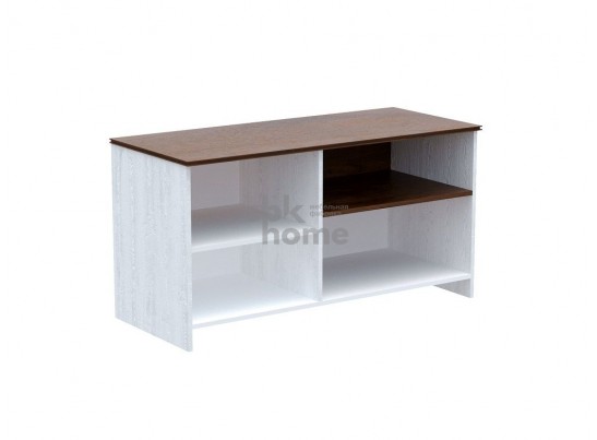 Тумба под ТВ, Кантри (1236*534*634) Сосна Андрерсен/Орех Риббек темный, 30903 в Кургане