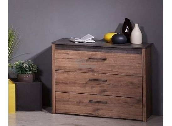 Комод малый NEW, Денвер (970*435*750) Дуб Веллингтон, 11815 в Кургане