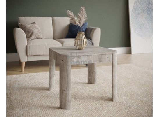 Стол журнальный, Квадро (550*550*450) Риббек серый, 61004 в Кургане