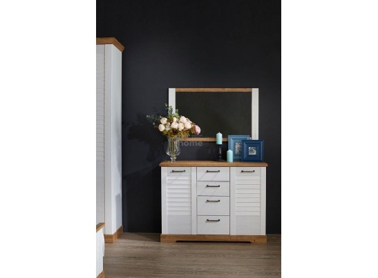 Комод, Кантри (1200*492*900) Сосна Андерсен, Орех Риббек натуральный, 11502 в Кургане