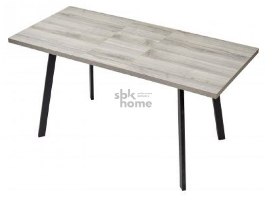 Стол Дуб Шерман серый/каркас черный, ФИН (1200*700*750), 925638 в Кургане