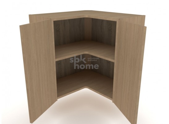 Шкаф угловой ШУГ-60к, Женева (600*600*600) Дуб Палермо, 21943 в Кургане