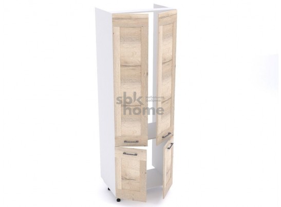 Пенал П-2, Дублин (800*570*2406) Дуб галифакс белый, 21672 в Кургане