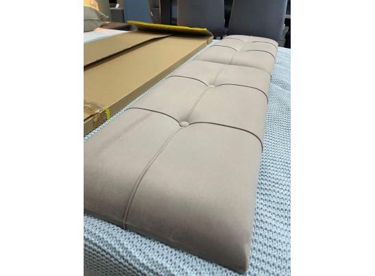 Мягкая вставка изголовья кровати Люкс 1800 светлая, Денвер (1760*365*60) Серый, 924156 в Кургане