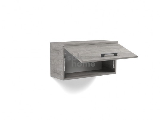 Шкаф-полка Д-9 навесная, Денвер (650*270*343) Риббек серый, 31312 в Кургане