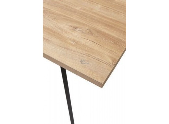 Стол ФИН Дуб Канзас/каркас черный (1200*700*750), 925639 в Кургане