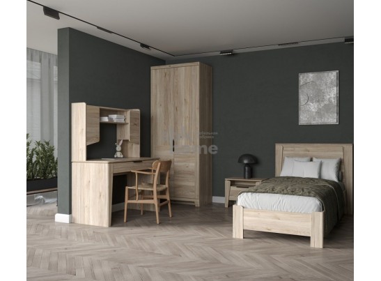 Кровать 900, Юта (1122*2130*1004) Дуб Мария, 12205 в Кургане