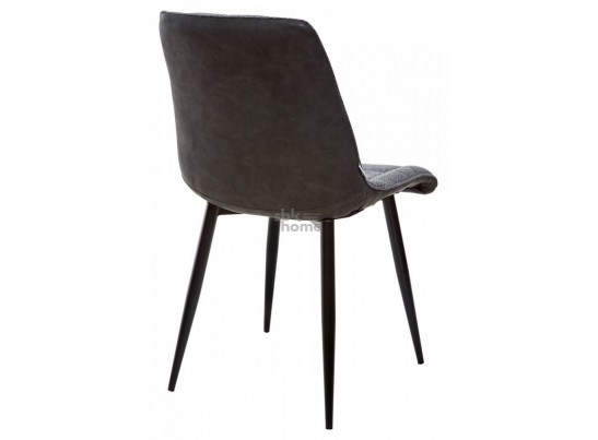 Стул темно-серый/TRF-09/RU-08/черный каркас, CHIC (510*610*910), 628M03705 в Кургане