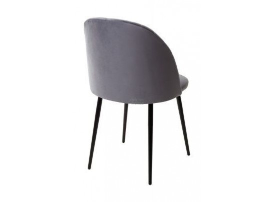 Стул серый AV 408/каркас черный, НИРВАНА (480*520*820), 4321 в Кургане