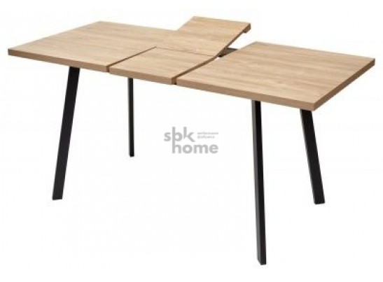 Стол ФИН Дуб Канзас/каркас черный (1200*700*750), 925639 в Кургане