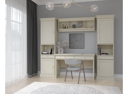 Пенал книжный, Сиена (595*406*2100) Береза бежевая, 31801 в Кургане